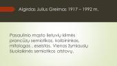 Algirdas Julius Greimas (skaidrės) 2 puslapis