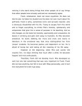 Compare and contrast two caracters of the book "Educating Rita" 3 puslapis