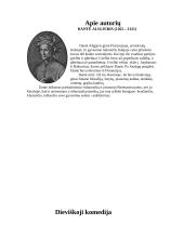 Dantė Aligjeris "Dieviškoji komedija" 2 puslapis