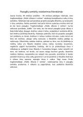 Paauglių santykių vaizdavimas literatūroje