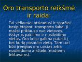Oro transportas. Skaidrės 6 puslapis
