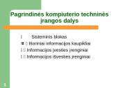 Kompiuterio sandara - skaidrės 2 puslapis