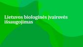 Lietuvos biologinės įvairovės išsaugojimas	