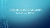 Kristijonas Donelaitis. Informacija skirta egzaminui