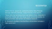 Kristijonas Donelaitis. Informacija skirta egzaminui 3 puslapis
