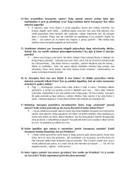 Jonas Biliūnas. Apysaka „Liūdna pasaka“. Klausimai ir atsakymai 3 puslapis