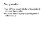 Skaidrės. Maironis 5 puslapis