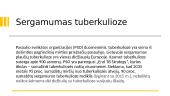 Tuberkuliozė - skaidrės 4 puslapis