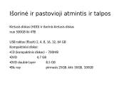 Pagrindinių kompiuterio struktūrinių dalių paskirtis ir jų funkcijos 11 puslapis
