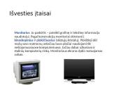 Pagrindinių kompiuterio struktūrinių dalių paskirtis ir jų funkcijos 20 puslapis