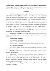 Logistikos veiklos praktika 2 puslapis