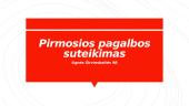 Pirmosios pagalbos suteikimas