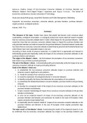 Ekologiškai sąmoningų vartotojų požiūrio poveikis ketinimui  pirkti ir pirkimo elgsenai  3 puslapis