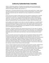 Lietuvių tradicijos, papročiai 2 puslapis