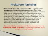 Ikiteisminio tyrimo organizavimo ir prokuroro kaip ikiteisminio tyrimo organizatoriaus santykis 11 puslapis