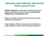 Sąnaudas pagrindžiantys juridinę galią turintys dokumentai 11 puslapis