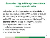 Sąnaudas pagrindžiantys juridinę galią turintys dokumentai 13 puslapis