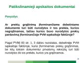 Sąnaudas pagrindžiantys juridinę galią turintys dokumentai 15 puslapis