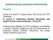 Sąnaudas pagrindžiantys juridinę galią turintys dokumentai 17 puslapis