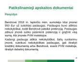 Sąnaudas pagrindžiantys juridinę galią turintys dokumentai 18 puslapis