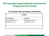 Sąnaudas pagrindžiantys juridinę galią turintys dokumentai 19 puslapis