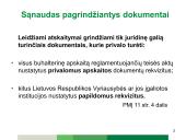 Sąnaudas pagrindžiantys juridinę galią turintys dokumentai 2 puslapis