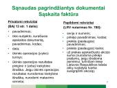 Sąnaudas pagrindžiantys juridinę galią turintys dokumentai 6 puslapis