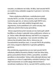 Mano atsakymas piliečiams, nusiteikusiems prieš narystę NATO 2 puslapis