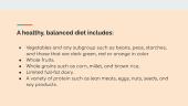 Healthy and balanced diet  5 puslapis