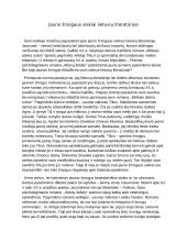 Jauno žmogaus siekiai lietuvių literatūroje (kalba)