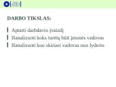 Darbdavio įvaizdis. įmonės vadovas: talentas, lyderis  3 puslapis
