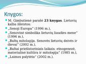 Marija Gimbutienė (skaidrės) 7 puslapis