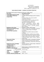 Varškės spurgos. Technologijų mokyklinio brandos egzamino baigiamojo darbo aprašas 2 puslapis