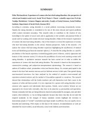 Valgymo sutrikimų turėjusių moterų patirtys kritinio ir feministinio socialinio darbo perspektyvoje  2 puslapis