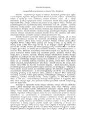 Žmogaus laikysena akistatoje su absurdu XX a. literatūroje