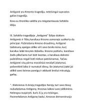 Antigonės ir Kreonto konflikto priežastys ir konflikto pobūdis 2 puslapis