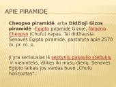 Cheopso piramidė (skaidrės) 2 puslapis