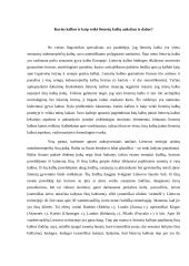 Kurios kalbos ir kaip veikė lietuvių kalbą anksčiau ir dabar?