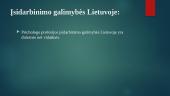 Psichologo profesija - skaidrės 6 puslapis