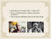 Pablo Picasso - presentation 2 puslapis