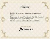 Pablo Picasso - presentation 4 puslapis