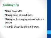 Organizacijos SSGG ir PEST (PESET) analizė. Vizija, misija, tikslai 11 puslapis
