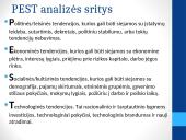 Organizacijos SSGG ir PEST (PESET) analizė. Vizija, misija, tikslai 4 puslapis