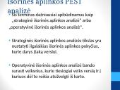 Organizacijos SSGG ir PEST (PESET) analizė. Vizija, misija, tikslai 5 puslapis