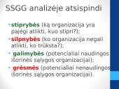 Organizacijos SSGG ir PEST (PESET) analizė. Vizija, misija, tikslai 7 puslapis