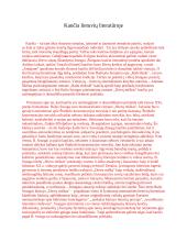 Kančia lietuvių literatūroje (kalba)