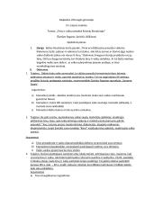 Kalbos planas:  „Tėvų ir vaikų santykiai lietuvių literatūroje“