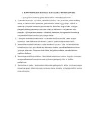 Alytaus pataisos namų valdymo struktūra, komunikacijos kryptys ir komunikacijos kanalai 6 puslapis