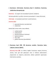 Duomenų bazių egzamino klausimai 3 puslapis