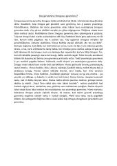 Kas įprasmina žmogaus gyvenimą? (pastraipa)